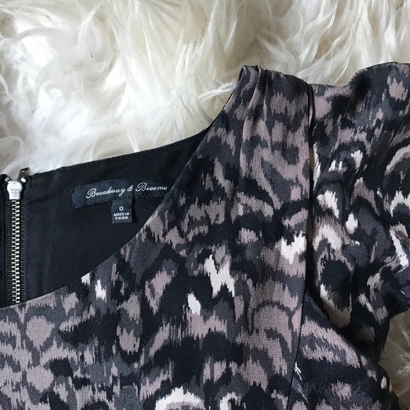 Madewell Silk Pretty Plumes Ruffle Dress - Picture 5 of 8